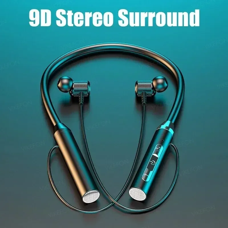 Magnetic Neckband Sports Earphones - Wireless Headphones Bluetooth 5.0 Neckband Earphones