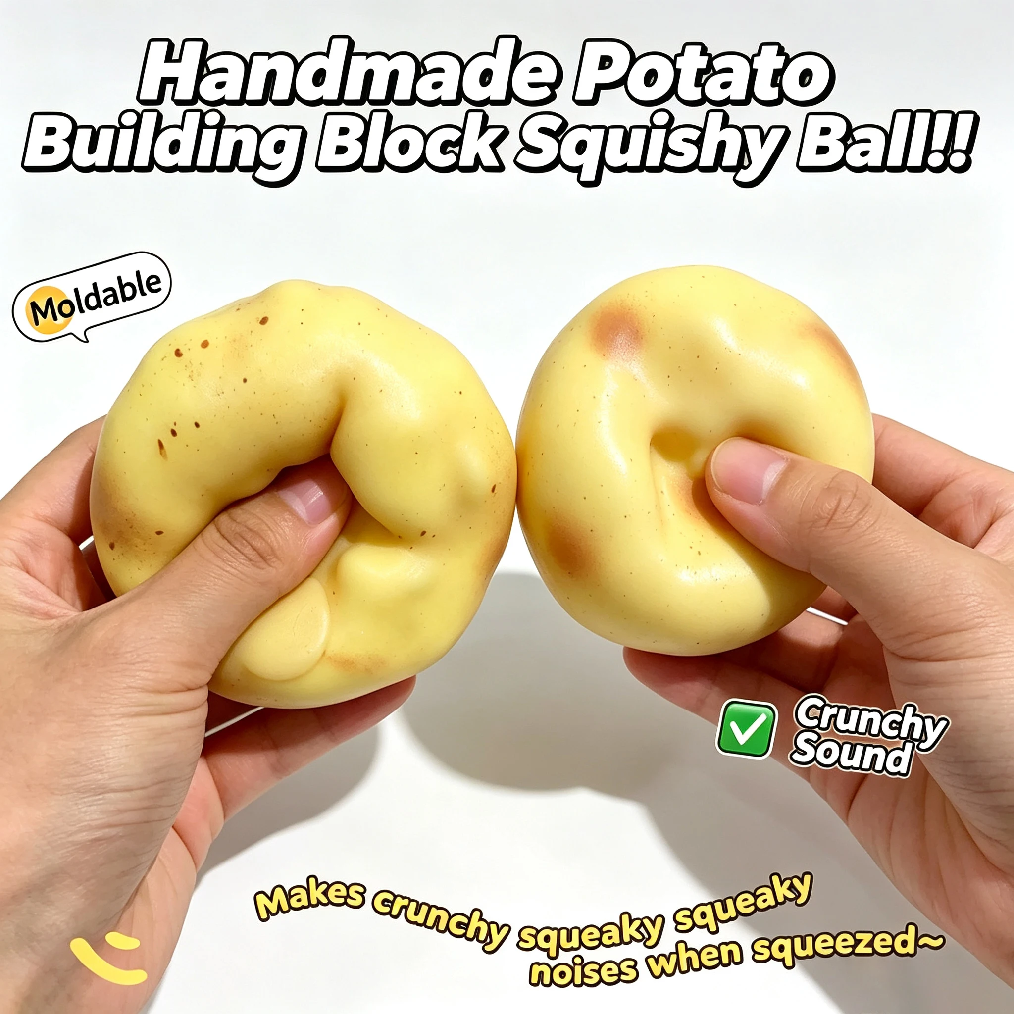 Laptops - Crunchy Potato Squishy Stress Ball ASMR