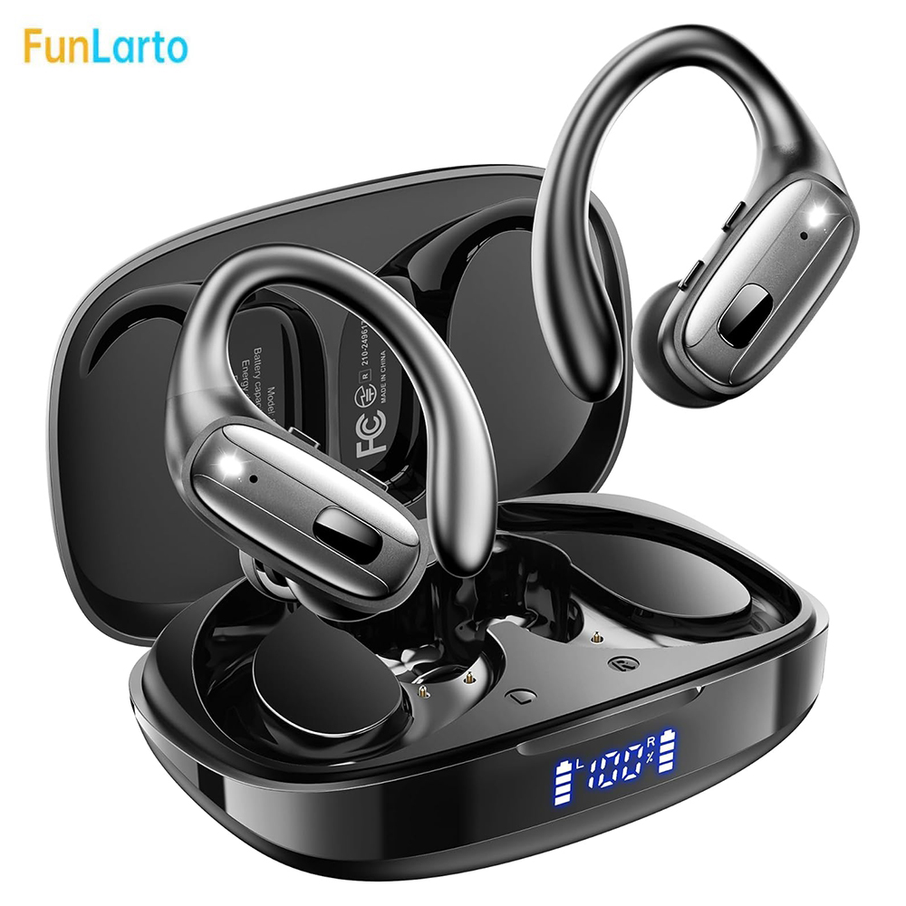 Open Ear Air Conduction Headphones - Sports Bluetooth 5.3 Headphones Wireless Earbuds