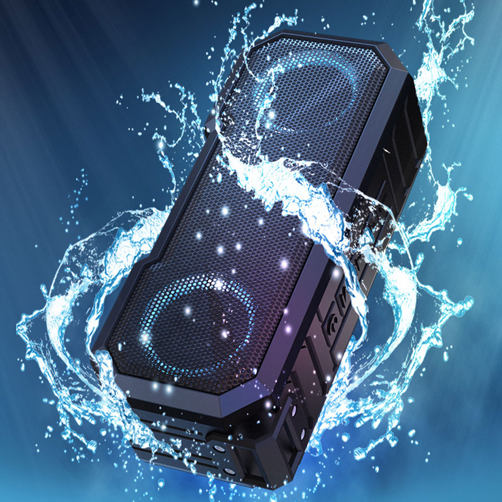 Portable Bluetooth Speaker Waterproof Ipx7 - Portable Bluetooth Speaker Wireless Flash Light