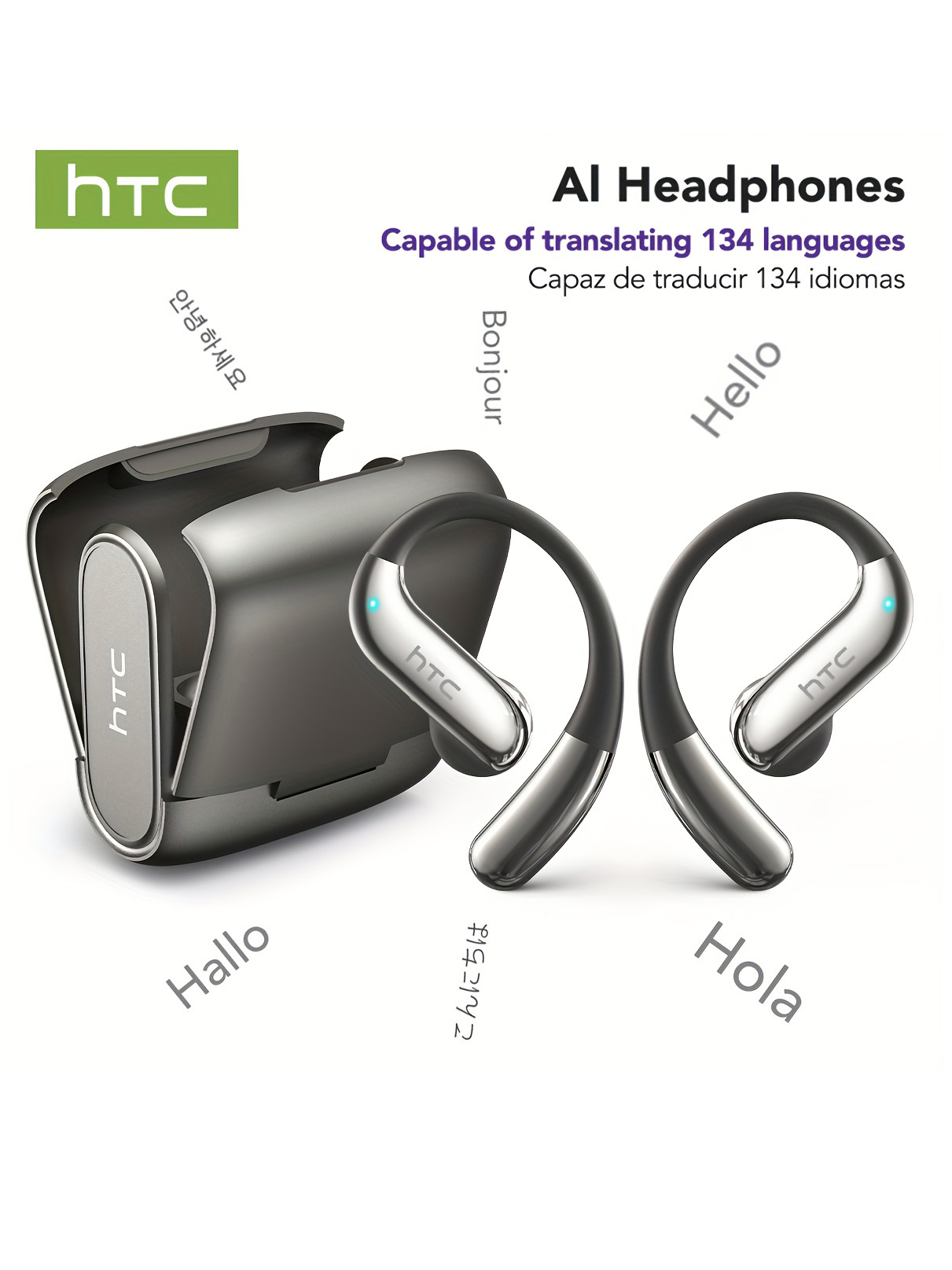 Speakers - Open-ear Bluetooth Headphones HTC 30 Hrs