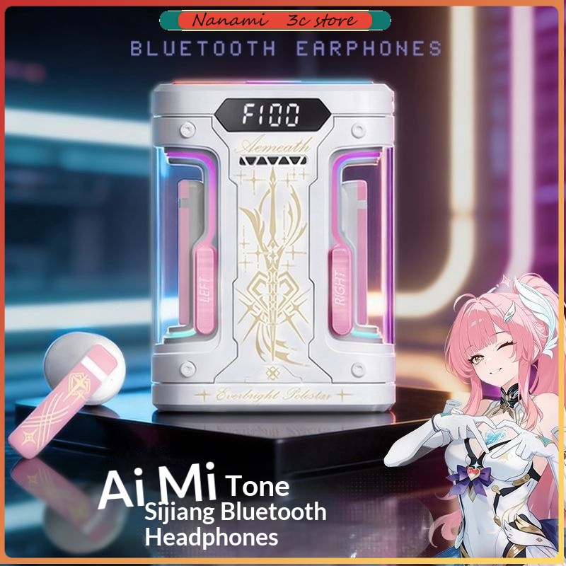 Headphones - Anime Elysia TWS Bluetooth Earphones Semi-In-Ear