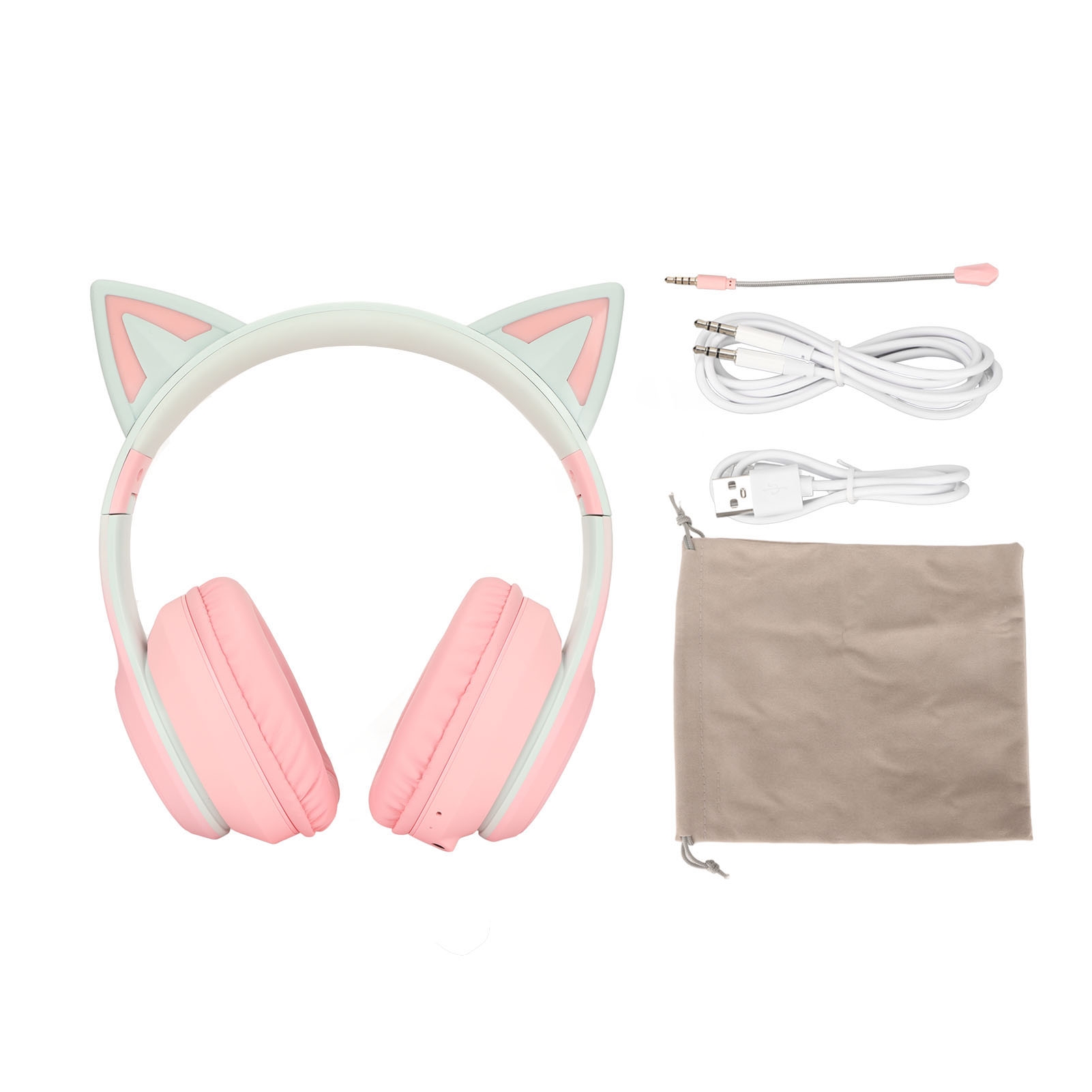 Cat Ear Bluetooth Headset Led - Cat Ear Bluetooth Gaming Headphones Wireless