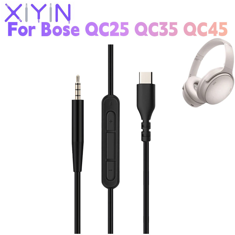 Type C Wired Earphones With Mic - Replacement 1.4 meters DAC Type C