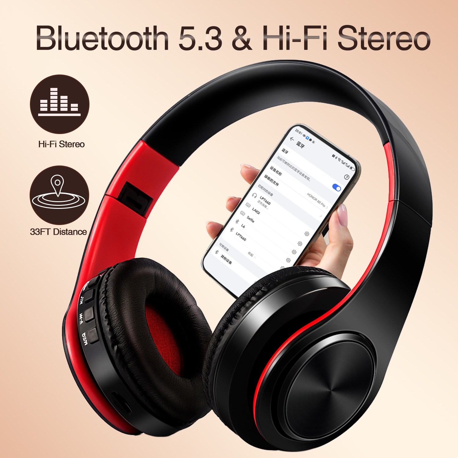 Anc Wireless Over Ear Headphones - CATASSU Earphone Bluetooth Headphones Over Ear
