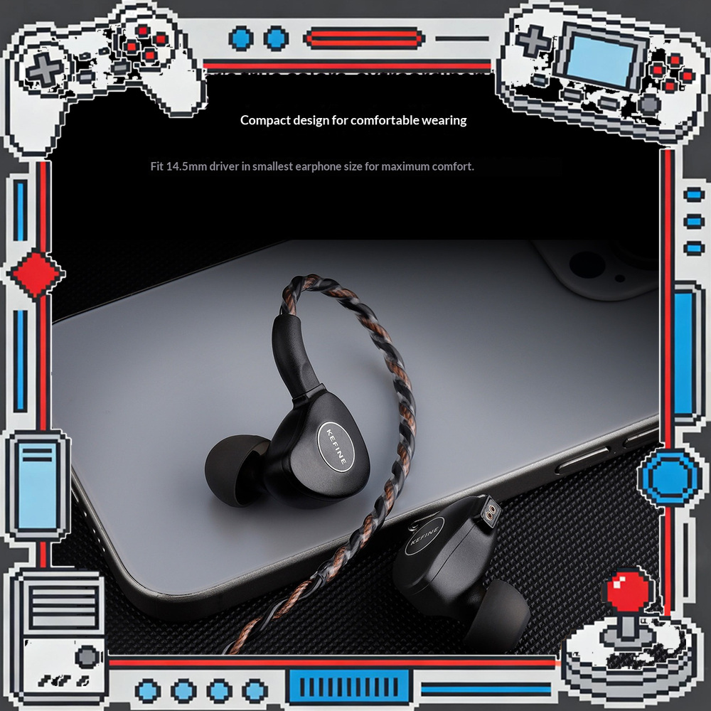 Planar Magnetic Iem Earphones - KEFINE Klanar 14.5mm Planar Magnetic Driver