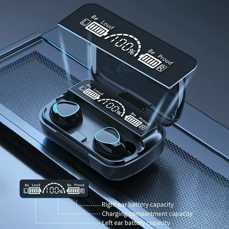 Tws Earbuds Bluetooth 5.3 - TWS BT5.3 Headphones LED Display Wireless
