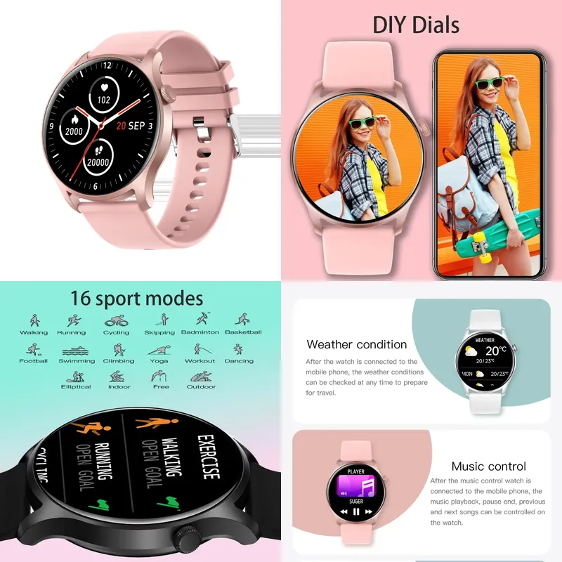 Smartwatches - SENBONO MAX8 Men Smart Watch Women