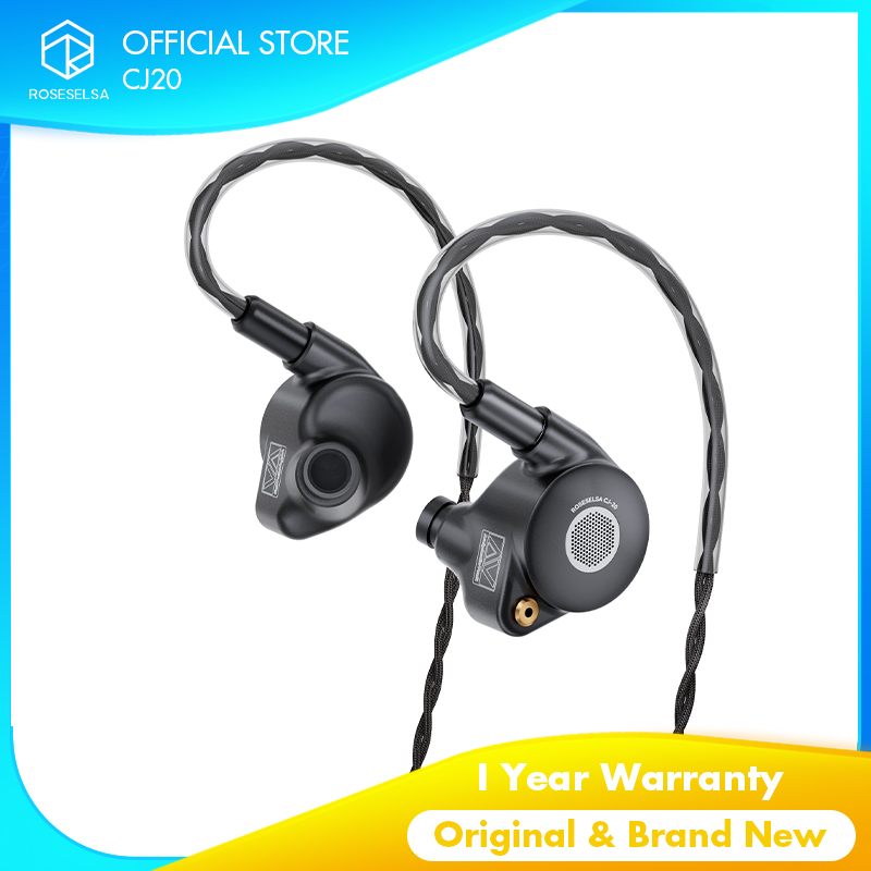 Planar Magnetic Iem Earphones - ROSESELSA X AAV CJ20 Planar Magnetic