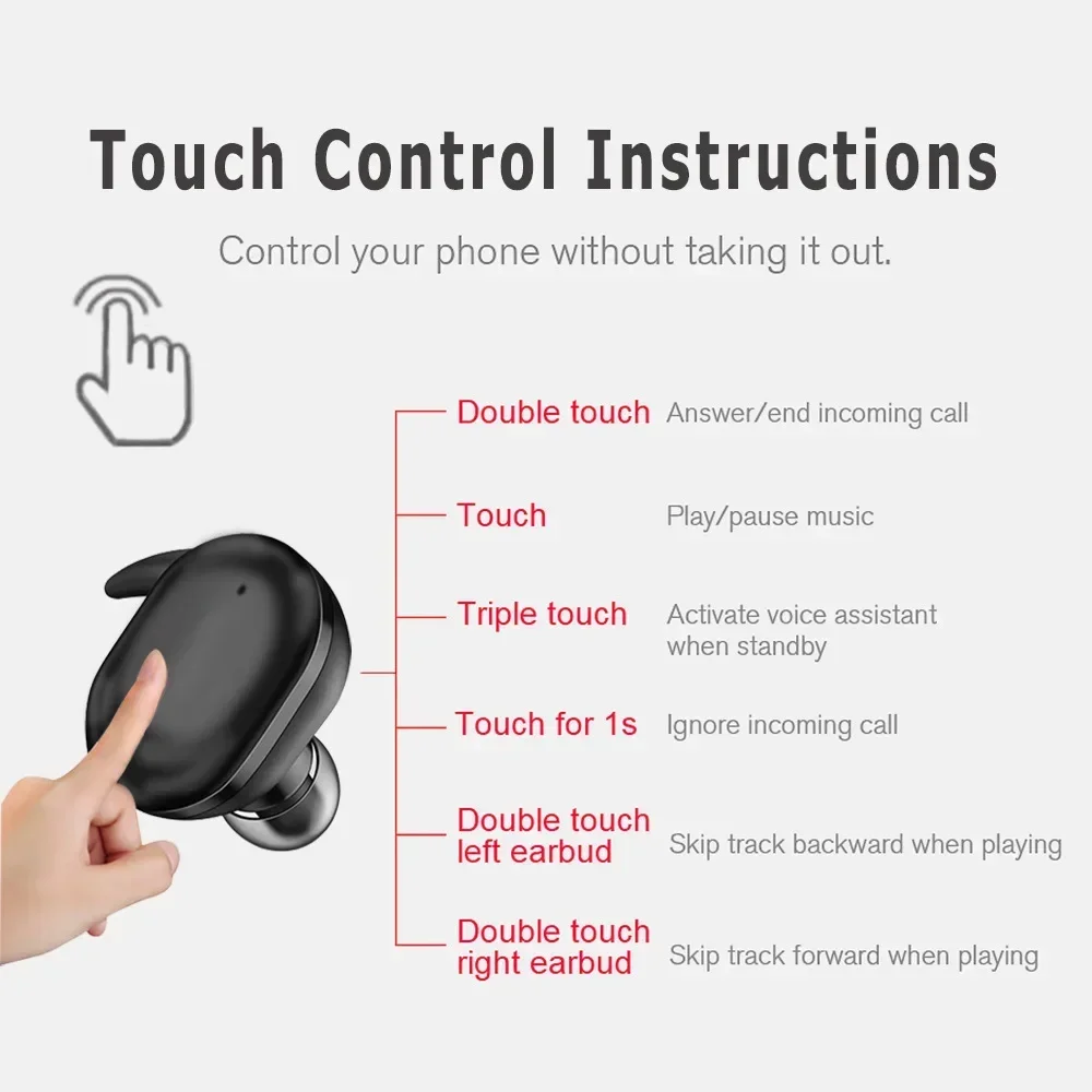 Wireless Bluetooth 5.3 Earphon - Tws Earbuds Bluetooth 5.3 review and price