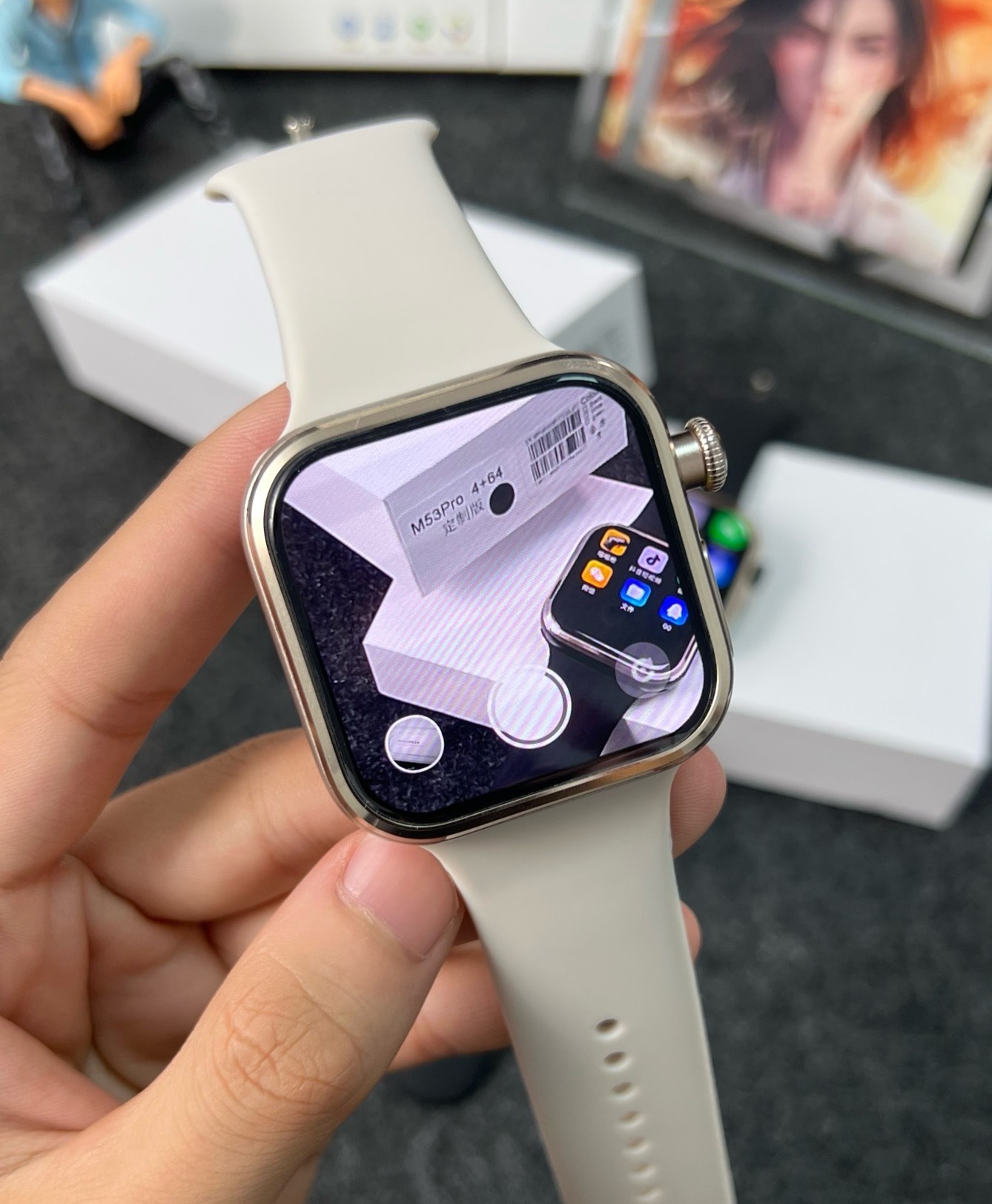 [Wide Screen M53Pro] W527 chip - Smartwatches review and price
