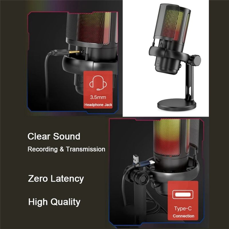 AY14 -Gaming RGB Microphone, U - Gaming Headset With Mic Rgb review and price