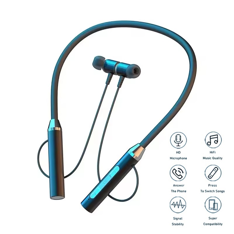 Wireless Bluetooth Earphones N - Magnetic Neckband Sports Earphones review and price