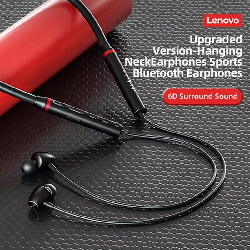 New Lenovo HE05X HE05 Pro Neck - Magnetic Neckband Sports Earphones review and price
