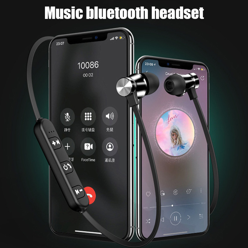 New Bluetooth 4.2 Wireless Spo - Magnetic Neckband Sports Earphones review and price