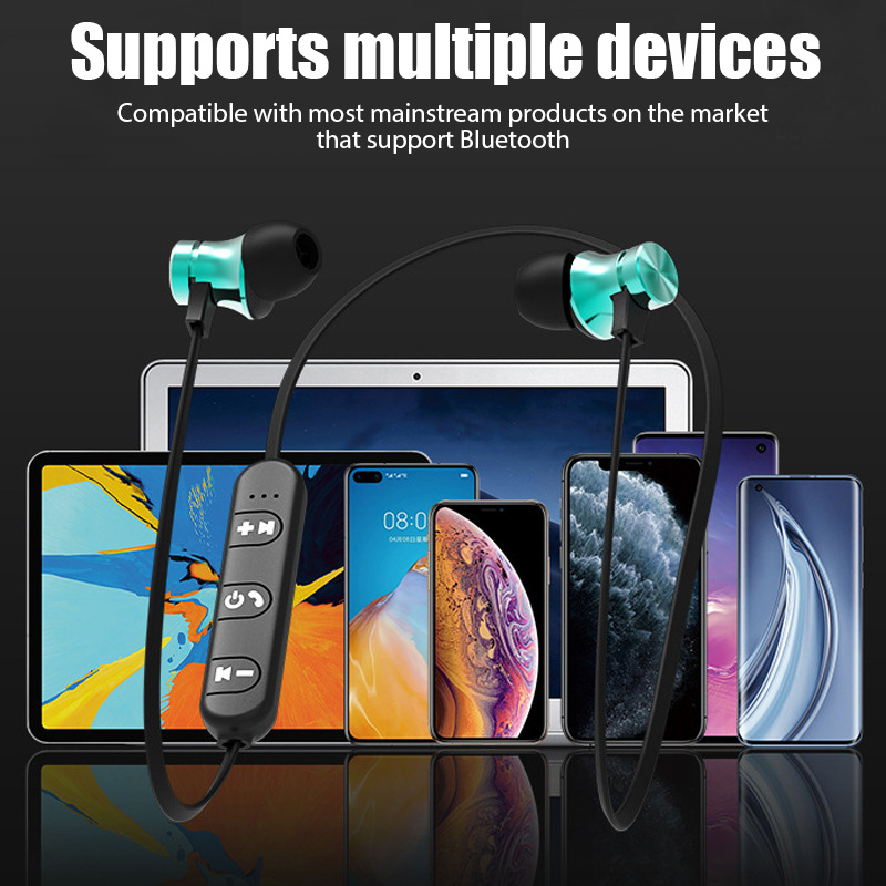 New Bluetooth 4.2 Wireless Spo - Magnetic Neckband Sports Earphones review and price