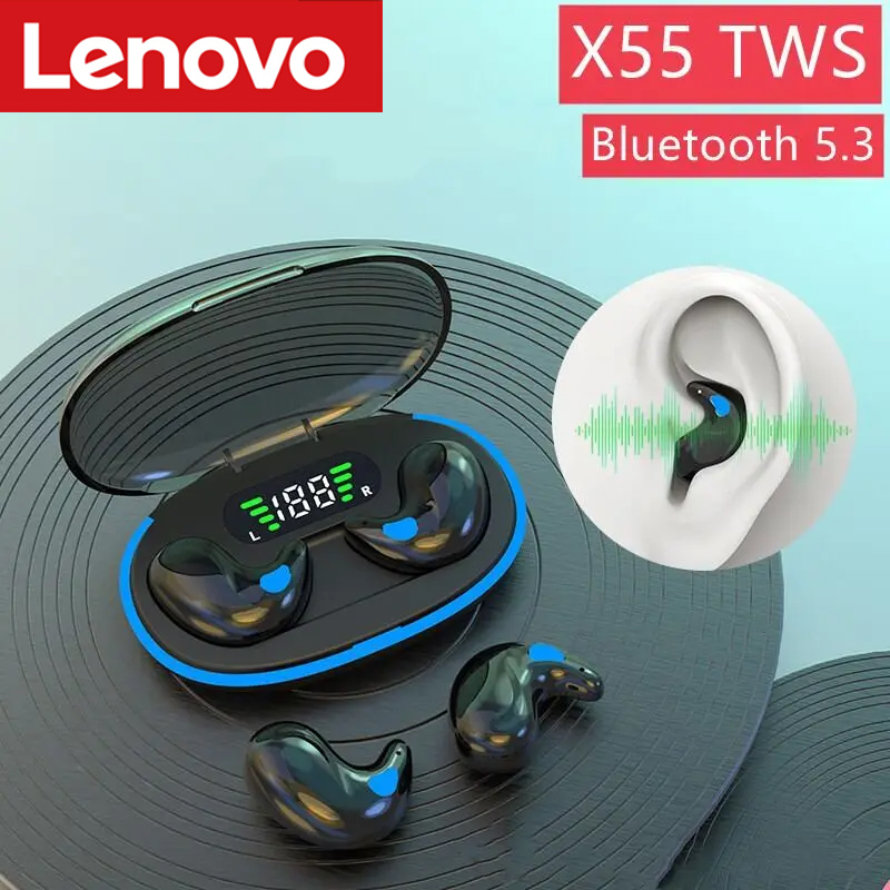 Lenovo X55 TWS Mini Earpods BT - Tws Earbuds Bluetooth 5.3 review and price