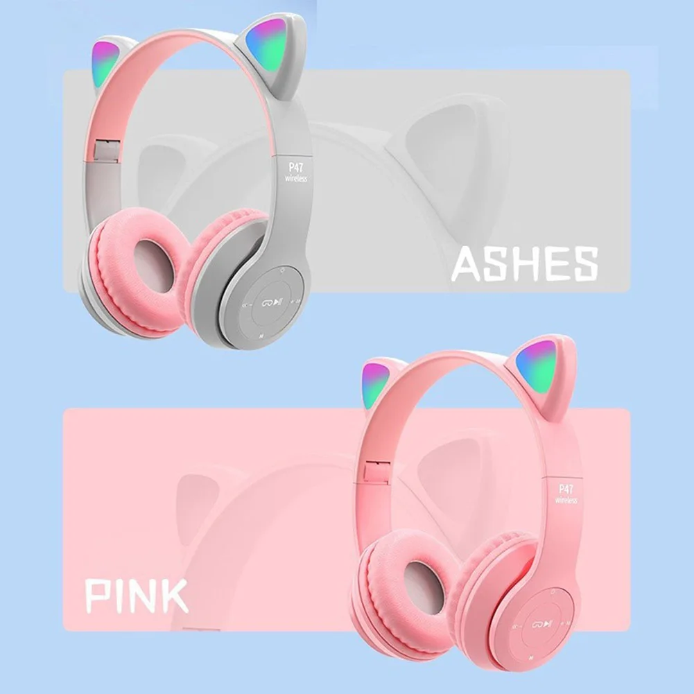 Flashing LED Cute Cat Ears Hea - Cat Ear Bluetooth Headset Led review and price