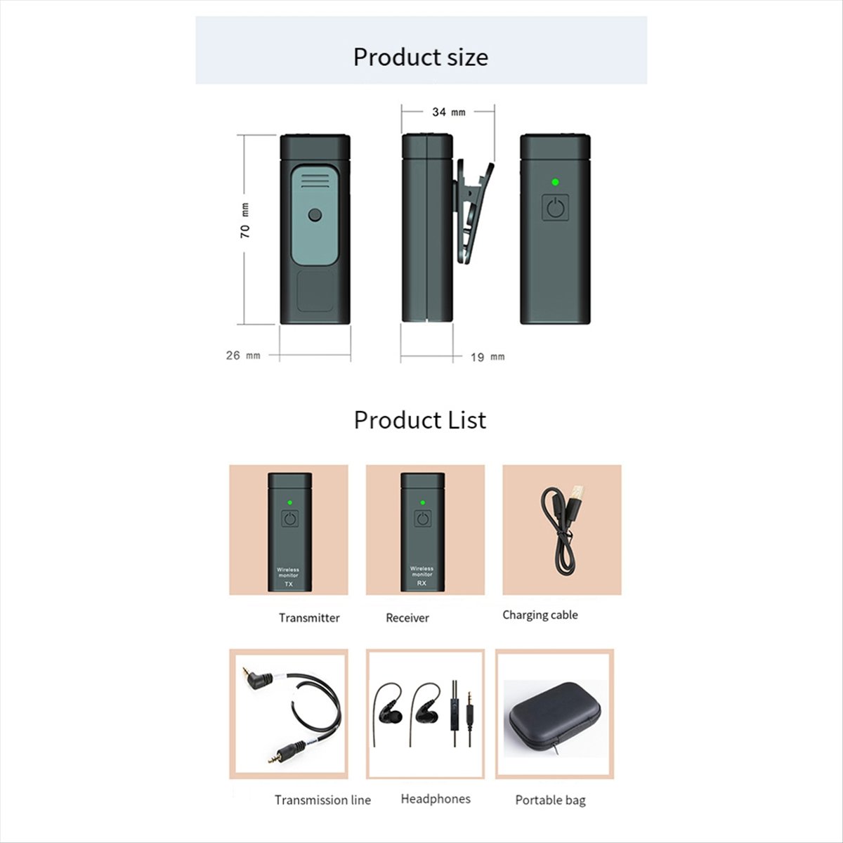 ONGE Wireless Earphone Monitor - In Ear Monitors For Singers review and price