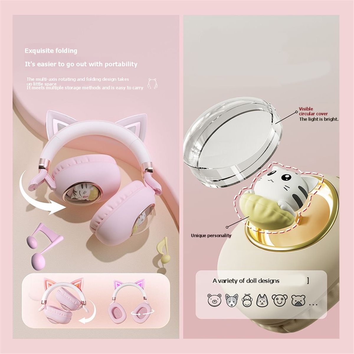 [VALUE PACK]Cute Cat Ear Bluet - Cat Ear Bluetooth Headset Led review and price