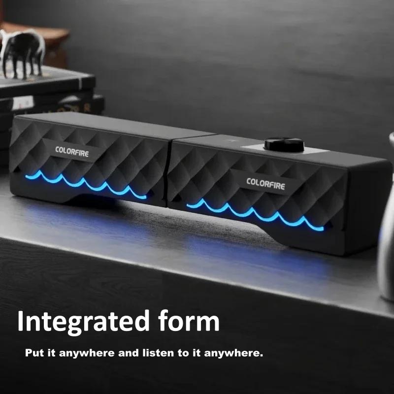 HIFI Sound Quality Wired Compu - Rgb Computer Soundbar For Pc review and price