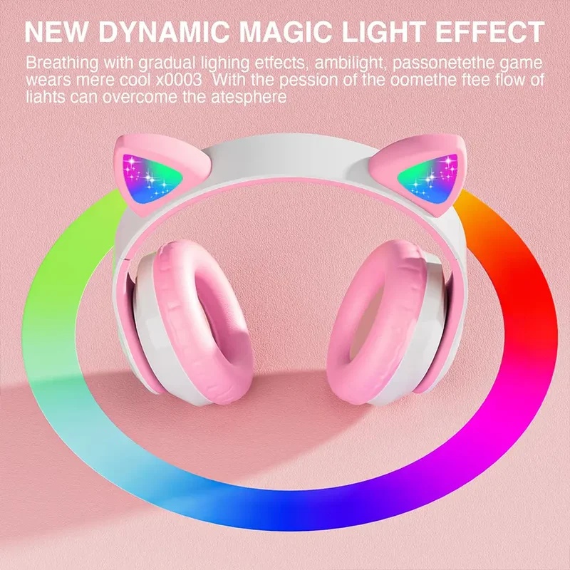 T28 Wireless Bluetooth Headpho - Cat Ear Bluetooth Headset Led review and price