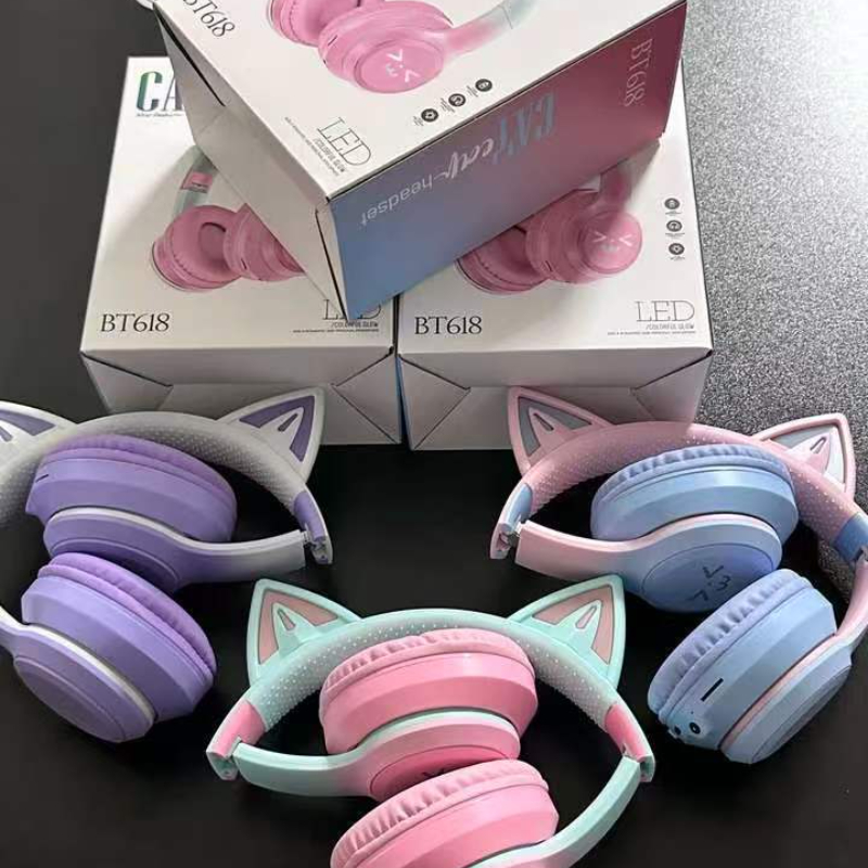 T28 Wireless Bluetooth Headpho - Cat Ear Bluetooth Headset Led review and price