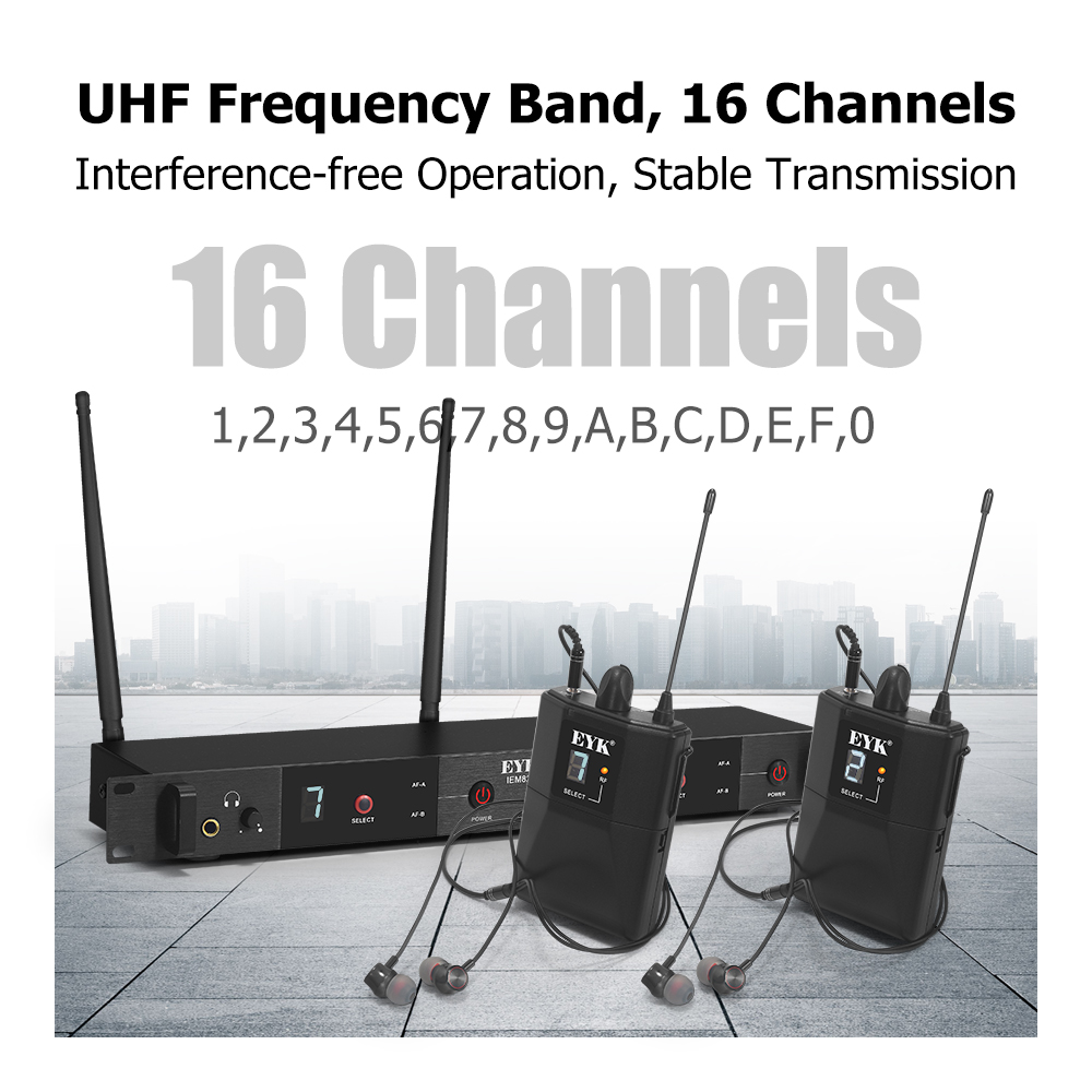 EYK IEM82 UHF Wireless In Ear  - In Ear Monitors For Singers review and price