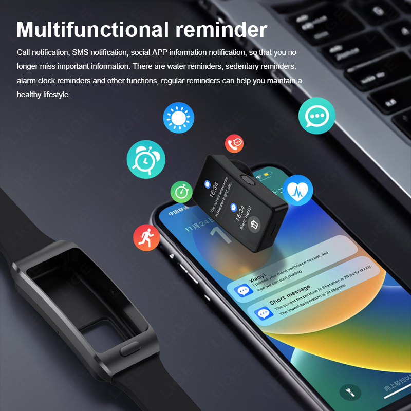 LIGE New Smart Watch Earbuds T - Tws Earbuds Bluetooth 5.3 review and price