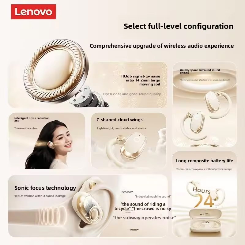 Lenovo EA366 Bluetooth Wireles - Anc Wireless Over Ear Headphones review and price