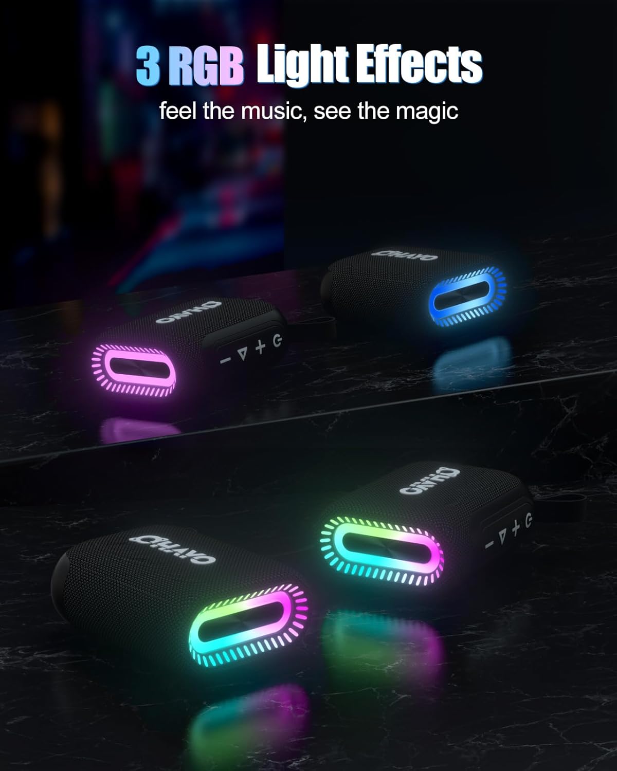 OHAYO Bluetooth Shower Speaker - Portable Bluetooth Speaker Waterproof Ipx7 review and price