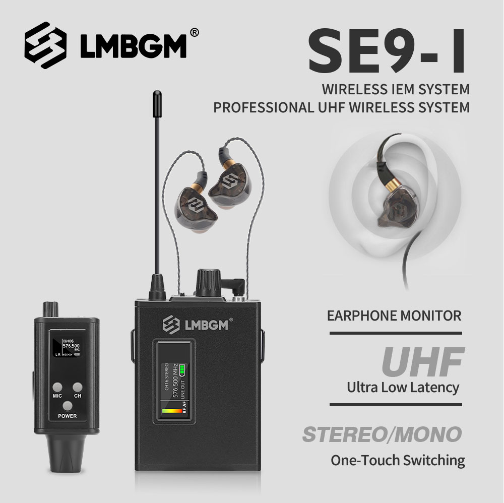 LMBGM SE9 UHF Wireless In Ear  - In Ear Monitors For Singers review and price