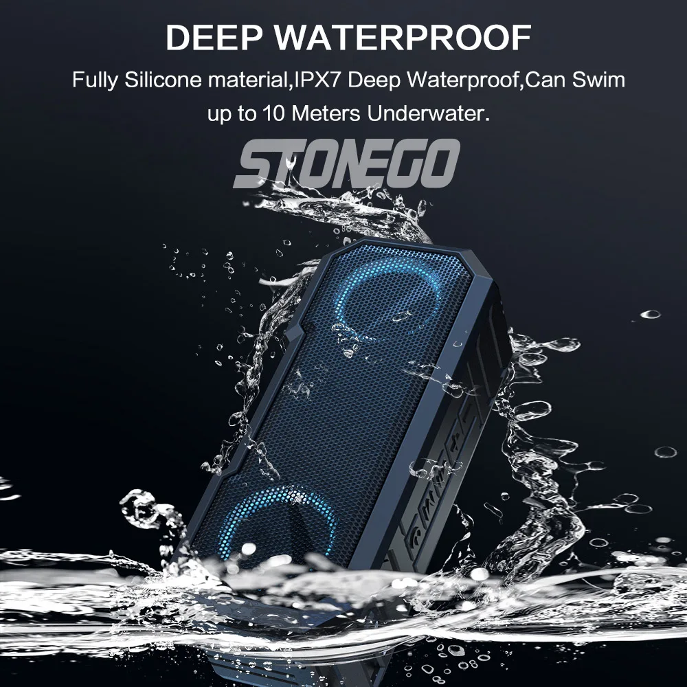 Portable Bluetooth Speaker Wir - Portable Bluetooth Speaker Waterproof Ipx7 review and price