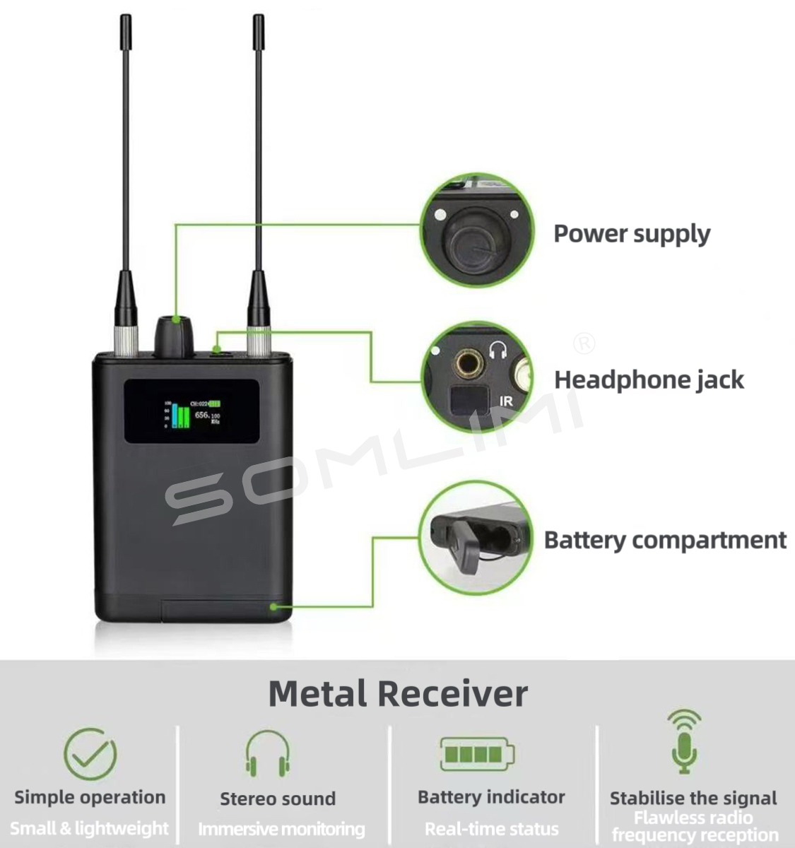 SOMLIMI Professional EM600 In  - In Ear Monitors For Singers review and price