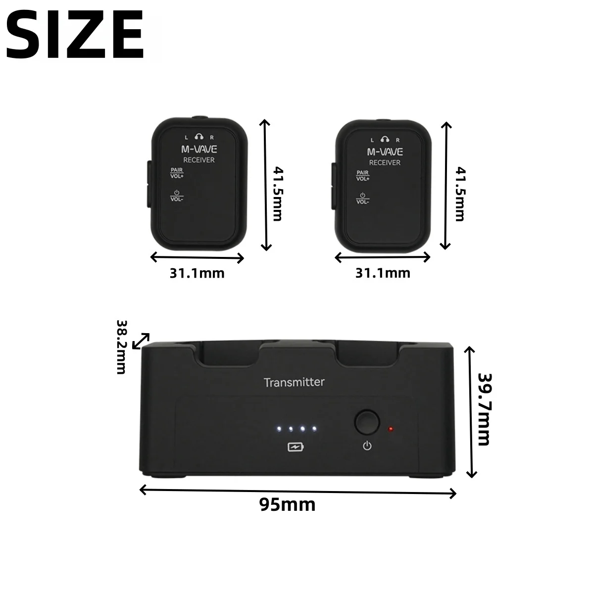 M-VAVE WP-12 Wireless In-Ear M - In Ear Monitors For Singers review and price