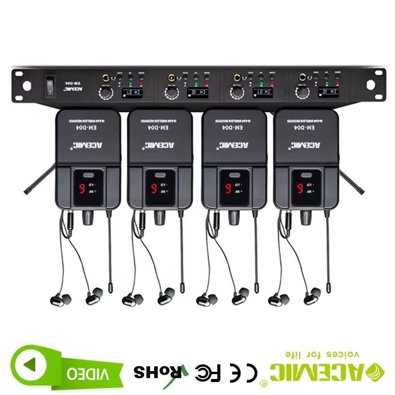 4 Channel Wireless In-Ear Moni - In Ear Monitors For Singers review and price