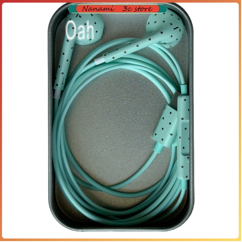 Oah Polka Dot Wired Earphones  - Headphones review and price