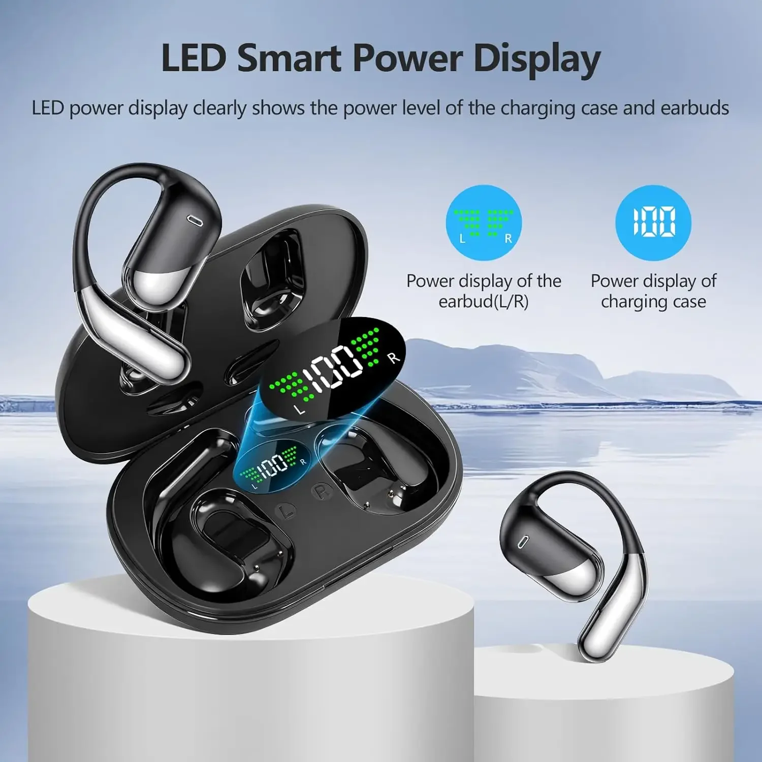 Wireless Earbuds Sport Bluetoo - Anc Wireless Over Ear Headphones review and price
