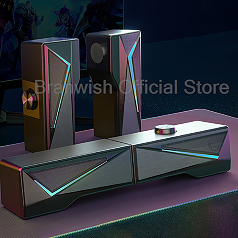 RGB Gaming Soundbar With Detac - Rgb Computer Soundbar For Pc review and price
