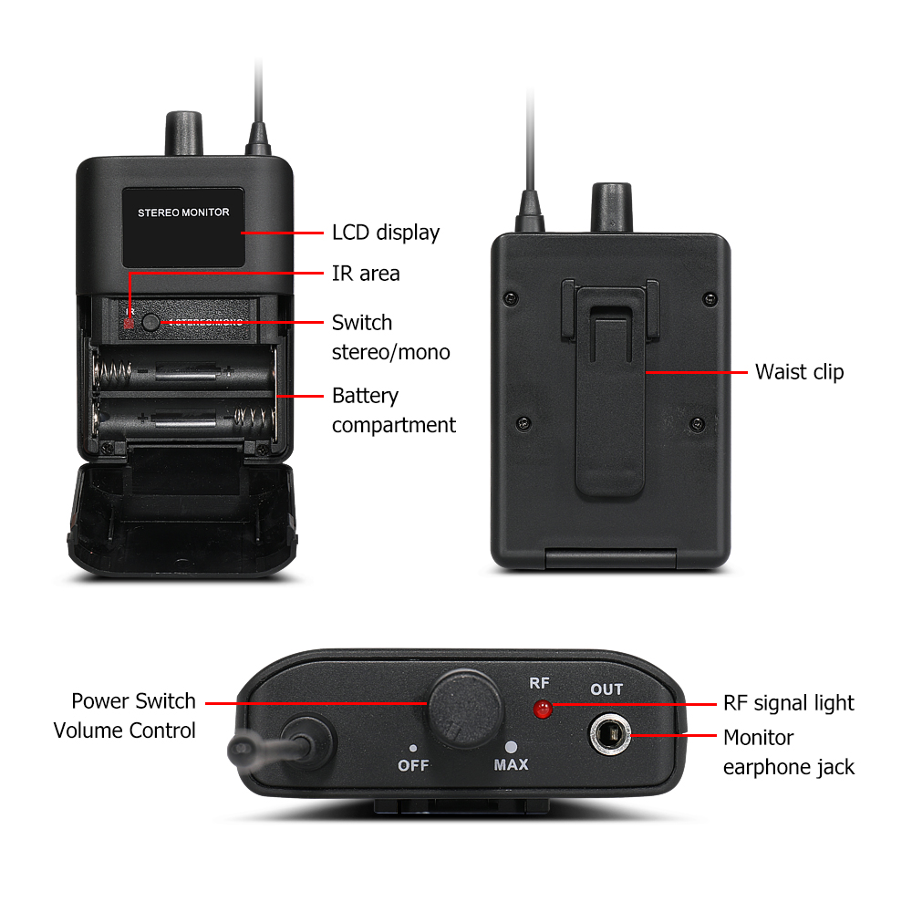EYK EM100 In Ear Monitor Syste - In Ear Monitors For Singers review and price
