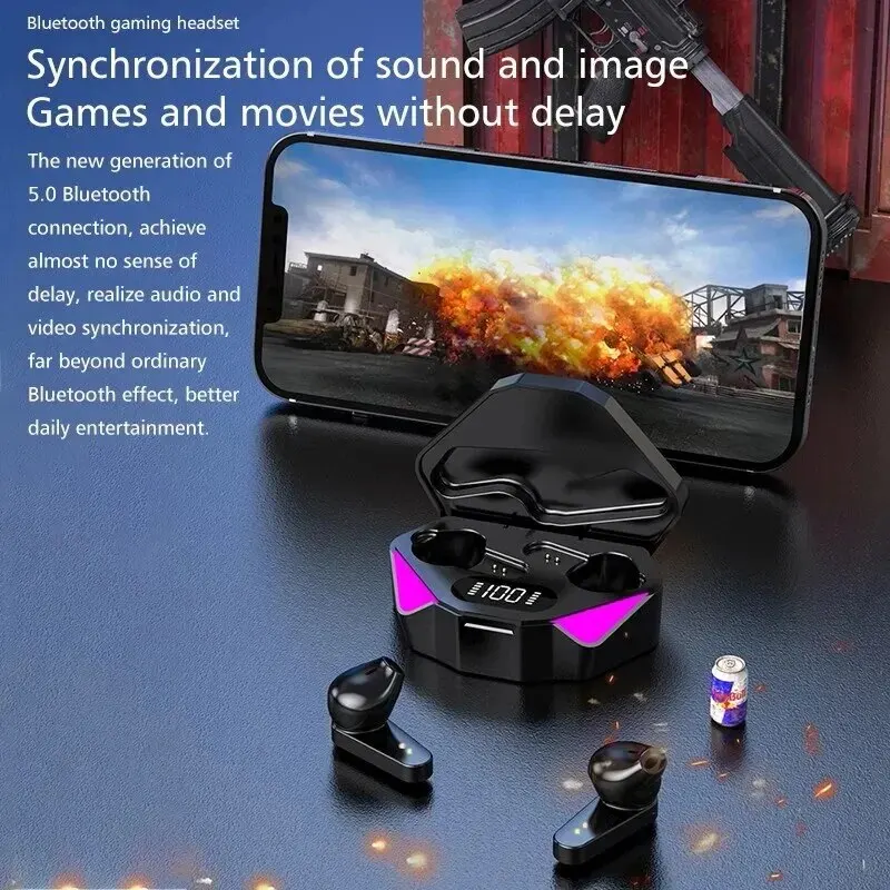 TWS Wireless Bluetooth 5.3 Hea - Gaming Headset With Mic Rgb review and price