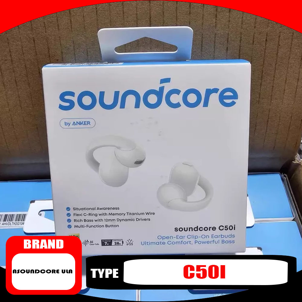 Soundcore C50i Ear Clip Open W - Open Ear Air Conduction Headphones review and price