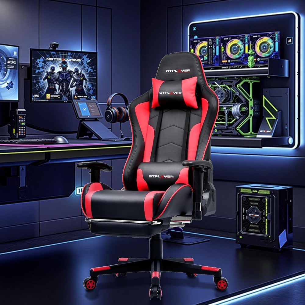 Ergonomic Gaming Chair with Bl - Speakers review and price