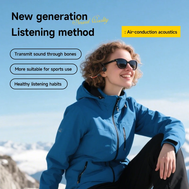 Bone Conduction Bluetooth Earb - Anc Wireless Over Ear Headphones review and price