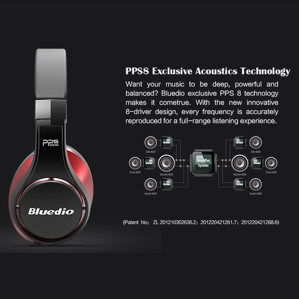 Bluedio U UFO Over-Ear Headpho - Anc Wireless Over Ear Headphones review and price