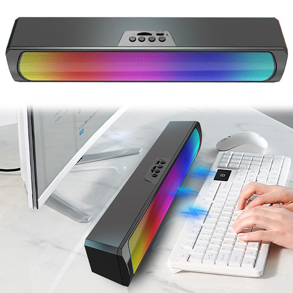 Portable Computer Sound Bar Sp - Rgb Computer Soundbar For Pc review and price