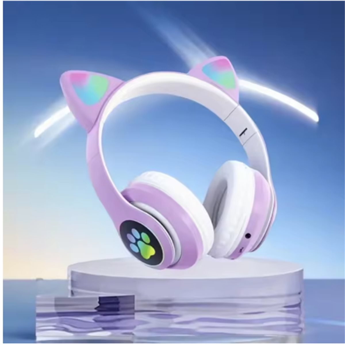 DT75BG Cute Cat Ear Bluetooth  - Cat Ear Bluetooth Headset Led review and price